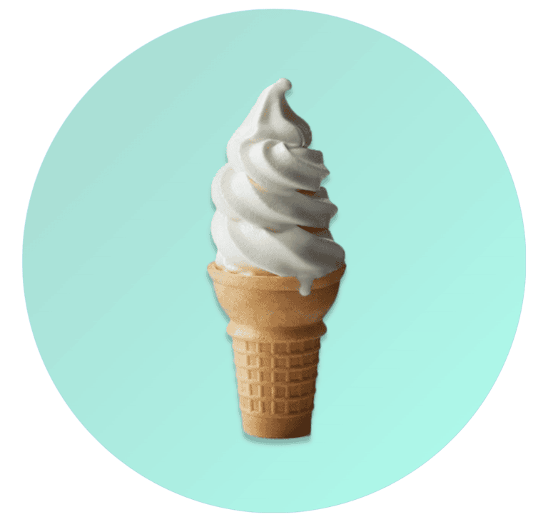 Frozen ice cream