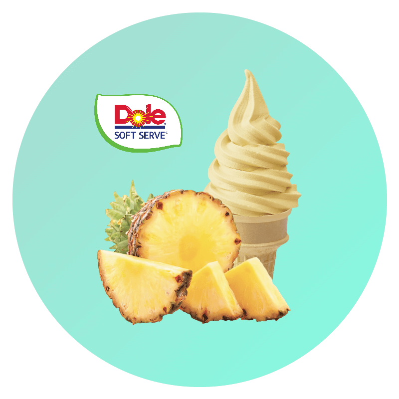 Dole Soft Serve® Pinapple Flavor